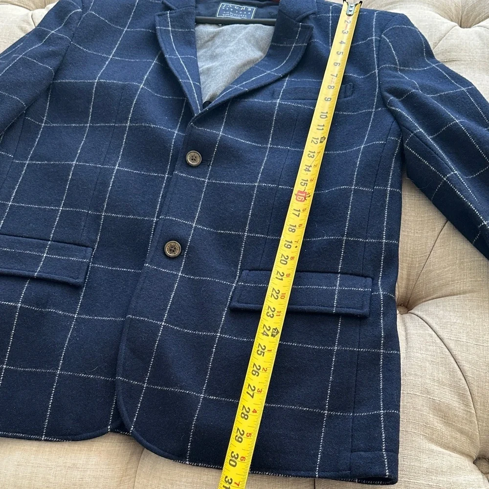 Jachs New York Classic Navy Windowpane Blazer